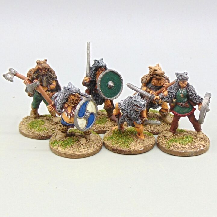 Grade D - Wargames Foundry - Dark Ages - Viking Ulfhednar Grade D - Wargames Foundry - Dark Ages - Viking Ulfhednar