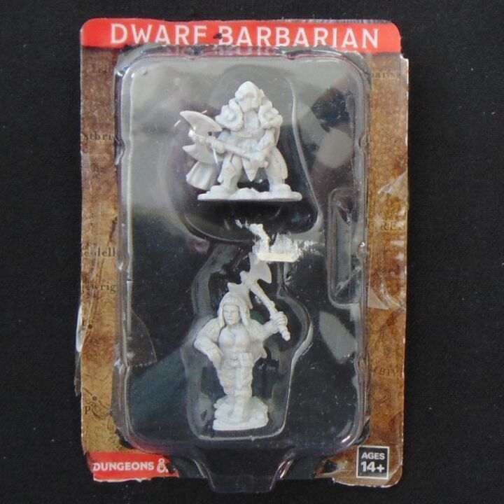 Nolzur's Marvelous Miniatures, Fantasy - D&D - Dwarf Barbarians Nolzur's Marvelous Miniatures, Fantasy - D&D - Dwarf Barbarians