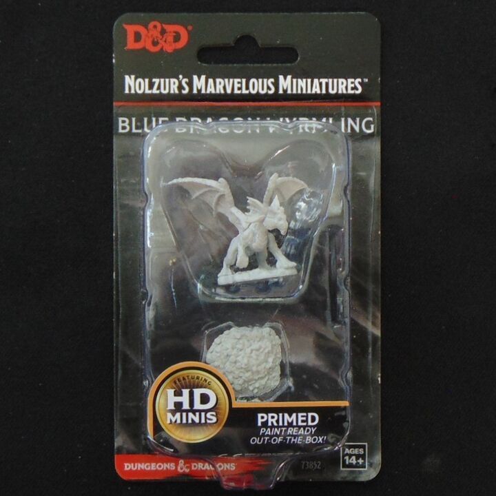 Nolzur's Marvelous Miniatures, Fantasy - D&D - Blue Dragon Wyrmling Nolzur's Marvelous Miniatures, Fantasy - D&D - Blue Dragon Wyrmling
