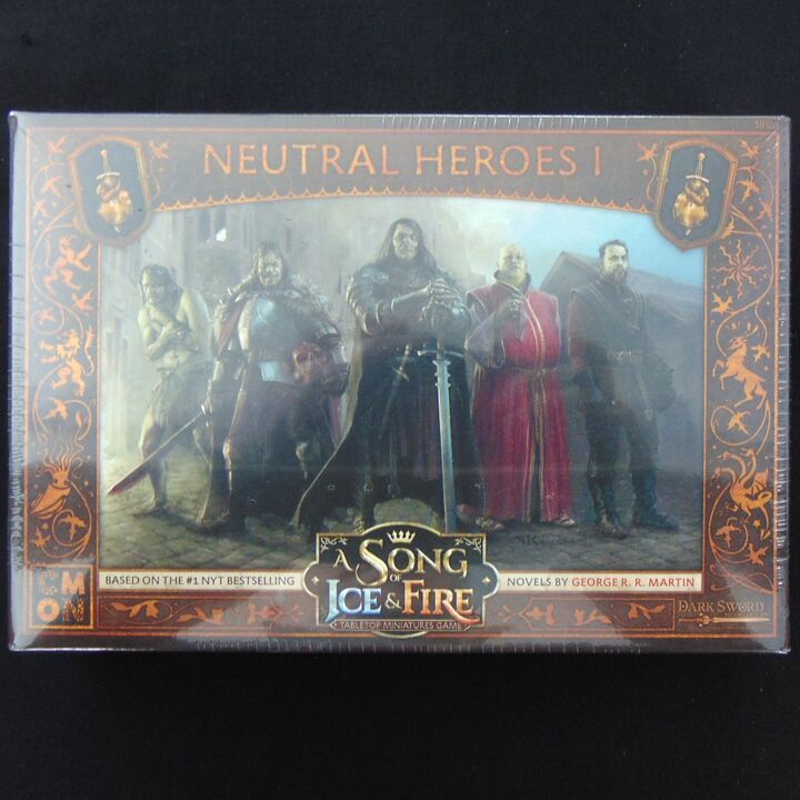 Dark Sword Miniatures/CMON Global Ltd, Fantasy - A Song of Ice & Fire - Neutral Heroes 1 Dark Sword Miniatures/CMON Global Ltd, Fantasy - A Song of Ice & Fire - Neutral Heroes 1
