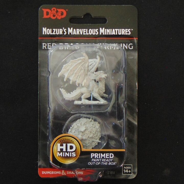 Nolzur's Marvelous Miniatures, Fantasy - D&D - Red Dragon Wyrmling Nolzur's Marvelous Miniatures, Fantasy - D&D - Red Dragon Wyrmling