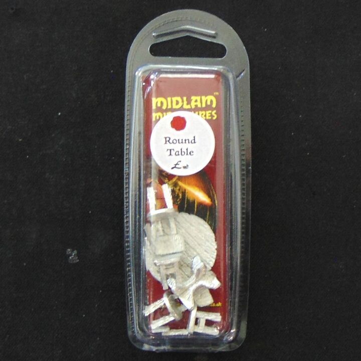 Midlam Miniatures, Buildings, Accessories & Terrain - Round Table & Chairs Midlam Miniatures, Buildings, Accessories & Terrain - Round Table & Chairs