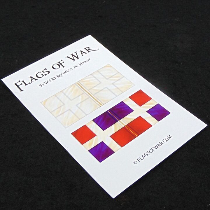 28mm, Flags of War, SYW: French Regiment De Mailly 28mm, Flags of War, SYW: French Regiment De Mailly