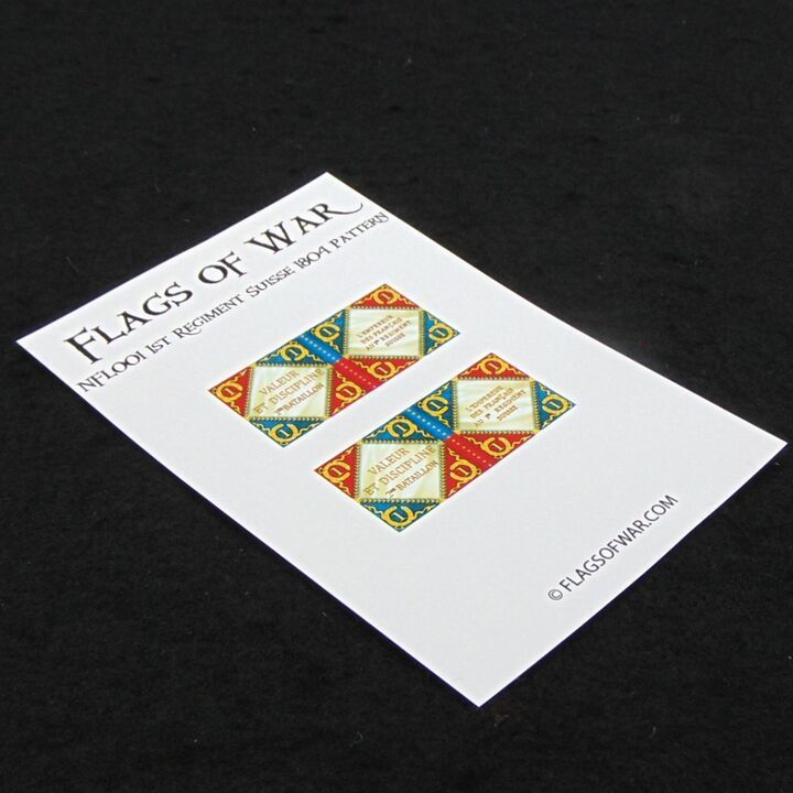 28mm, Flags of War, Napoleonic: Foreign Units in French Service - 1st Regiment Suisse, 1804 Pattern 28mm, Flags of War, Napoleonic: Foreign Units in French Service - 1st Regiment Suisse, 1804 Pattern
