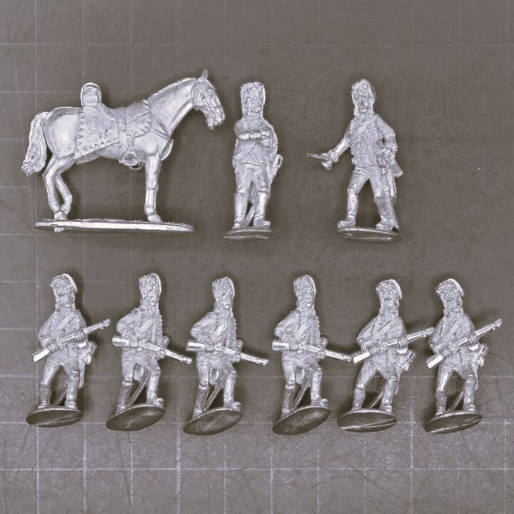 Cranntara Miniatures, Mid C18th - Dismounted Prussian Hussars Cranntara Miniatures, Mid C18th - Dismounted Prussian Hussars