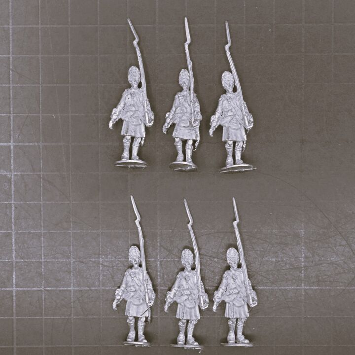 Cranntara Miniatures, Mid C18th - British Highlander Grenadiers