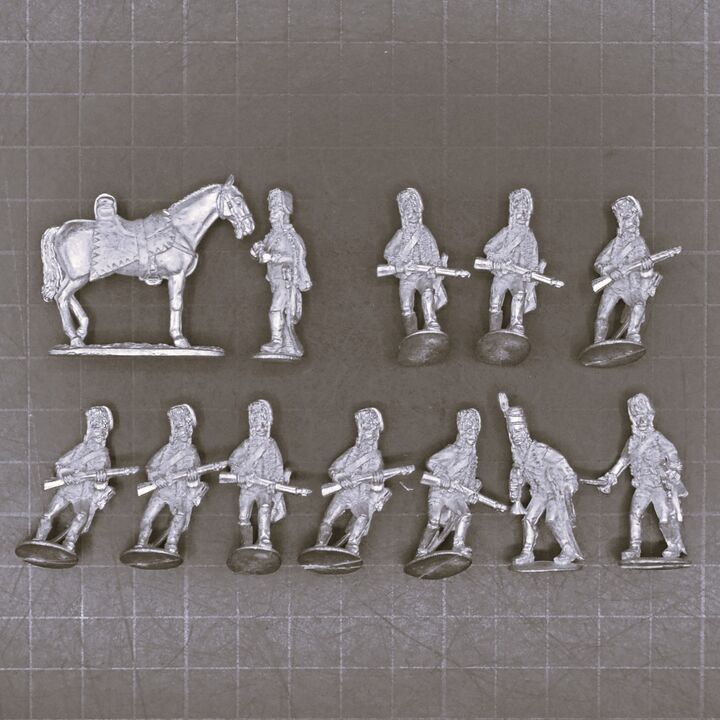 Cranntara Miniatures, Mid C18th - Dismounted Prussian Hussars