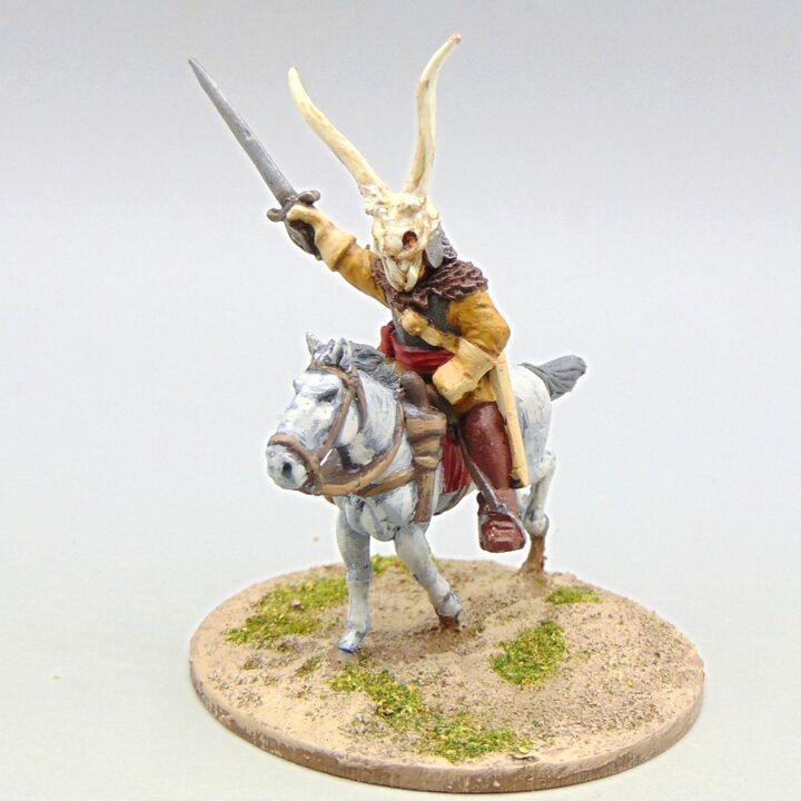 Grade C - Unidentified Manufacturer - C17th Horror - Cavalryman in Animal Skull Mask