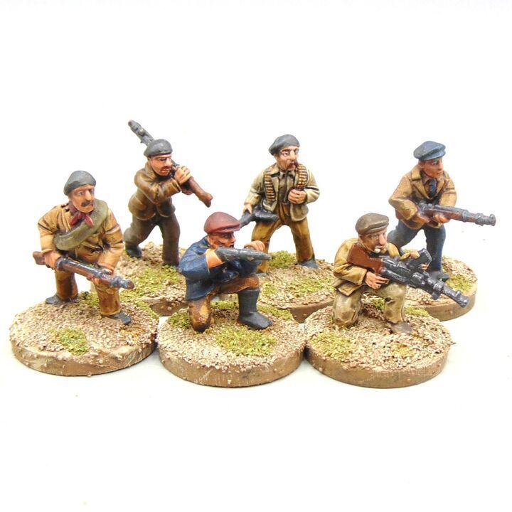 Grade D - Warlord Games - WW2 - French Resistance Fighters