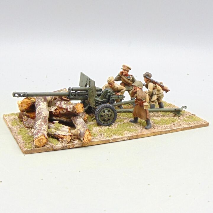Grade D - Warlord Games - WW2 Eastern Front - Soviet Zis-3 76mm ATG & Crew Grade D - Warlord Games - WW2 Eastern Front - Soviet Zis-3 76mm ATG & Crew