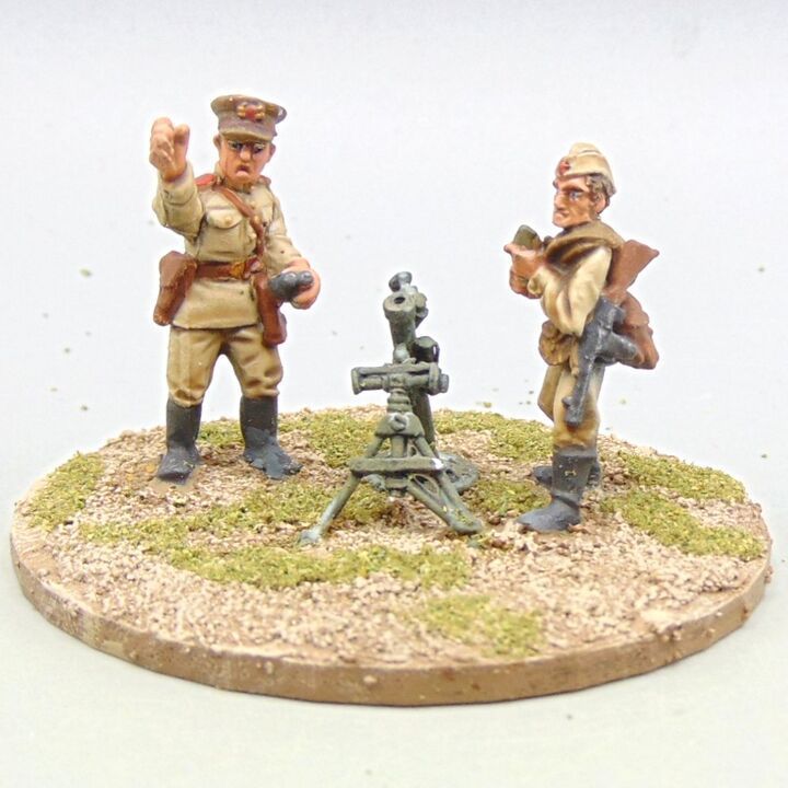 Grade D - Warlord Games - WW2 Eastern Front - Soviet 82mm Mortar Team