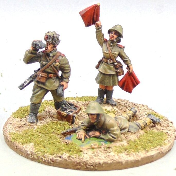 Grade C - Warlord Games - WW2 Eastern Front - Soviet Forward Observation Team