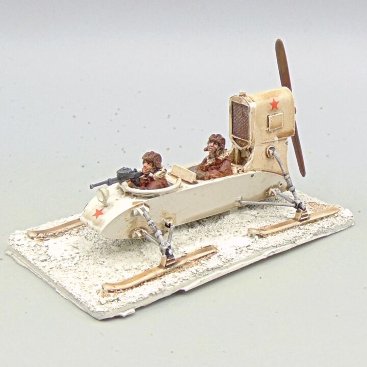 Grade D - Warlord Games - WW2 Eastern Front - Soviet  Gaz 98 Aerosan & Crew