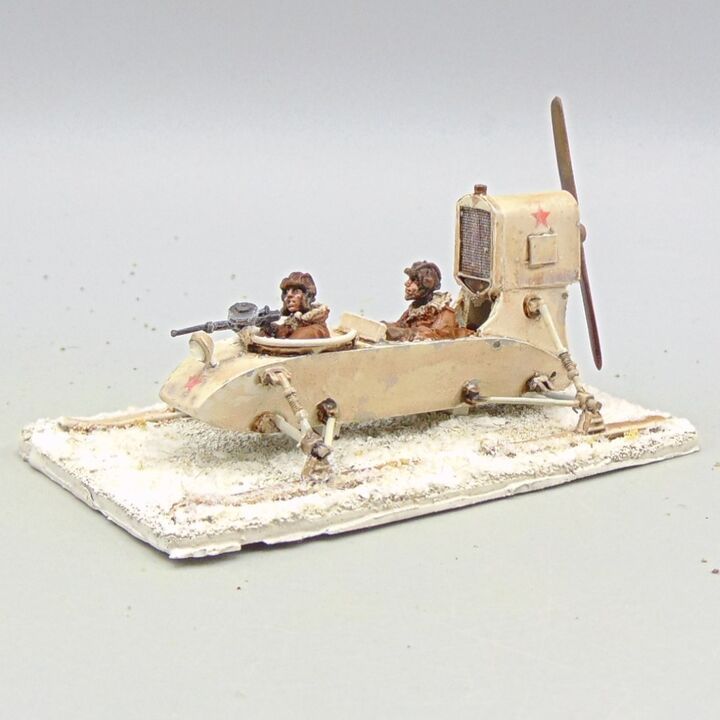Grade D - Warlord Games - WW2 Eastern Front - Soviet  Gaz 98 Aerosan & Crew