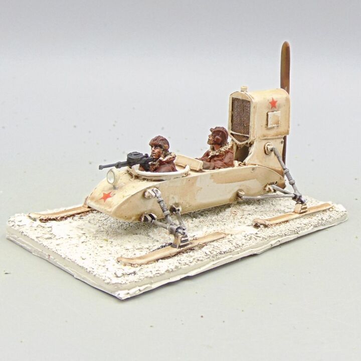 Grade D - Warlord Games - WW2 Eastern Front - Soviet  Gaz 98 Aerosan & Crew