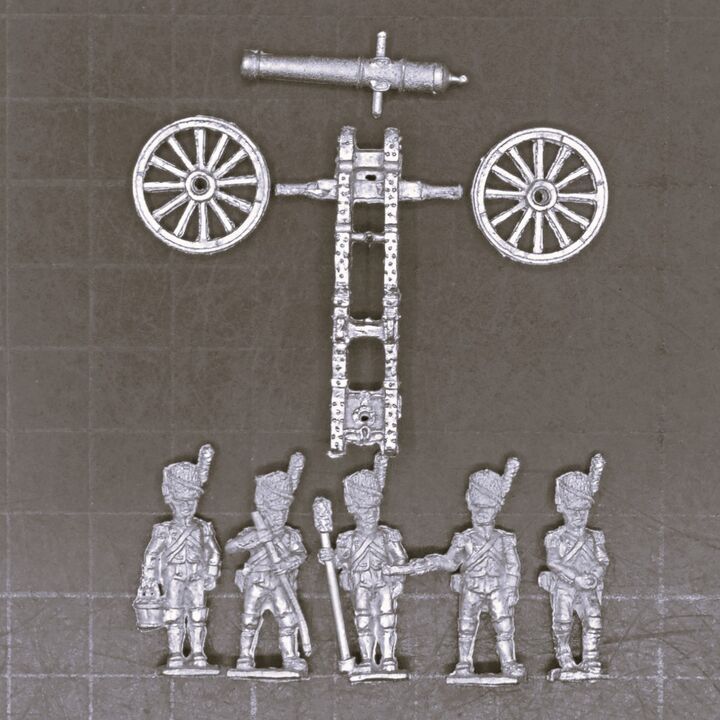 Newline Designs, Napoleonic - French 12lb Field Gun & Guard Foot Artillery Crew