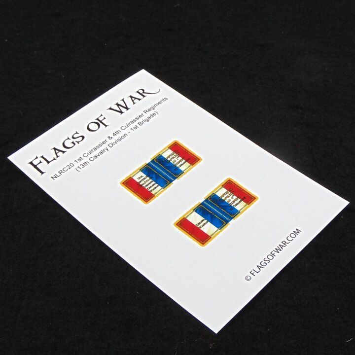 28mm, Flags of War, Napoleonic: French 1st Cuirassier & 4th Cuirassier Cavalry Regiments, 1815 Pattern