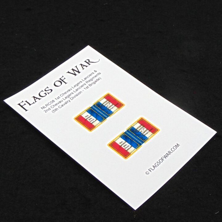 28mm, Flags of War, Napoleonic: French 1st Chevau Leger Lanciers & 2nd Chevau Leger Lanciers Cavalry Regiments, 1815 Pattern