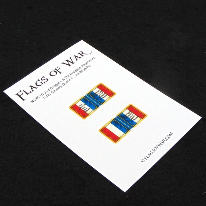 28mm, Flags of War, Napoleonic: French 2nd Dragoon & 7th Dragoon Cavalry Regiments, 1815 Pattern