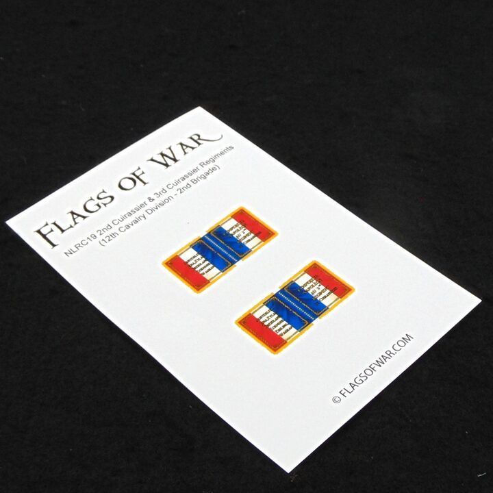28mm, Flags of War, Napoleonic: French 2nd Cuirassier & 3rd Cuirassier Cavalry Regiments, 1815 Pattern 28mm, Flags of War, Napoleonic: French 2nd Cuirassier & 3rd Cuirassier Cavalry Regiments, 1815 Pattern