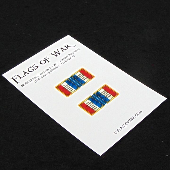 28mm, Flags of War, Napoleonic: French 5th Cuirassier & 10th Cuirassier Cavalry Regiments, 1815 Pattern 28mm, Flags of War, Napoleonic: French 5th Cuirassier & 10th Cuirassier Cavalry Regiments, 1815 Pattern
