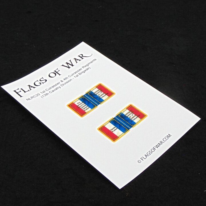 28mm, Flags of War, Napoleonic: French 1st Cuirassier & 4th Cuirassier Cavalry Regiments, 1815 Pattern