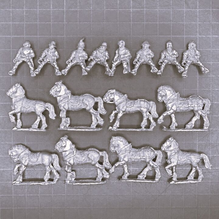 Wargames Foundry, Late Medieval/WOTR: 8 x Hobilars Wargames Foundry, Late Medieval/WOTR: 8 x Hobilars