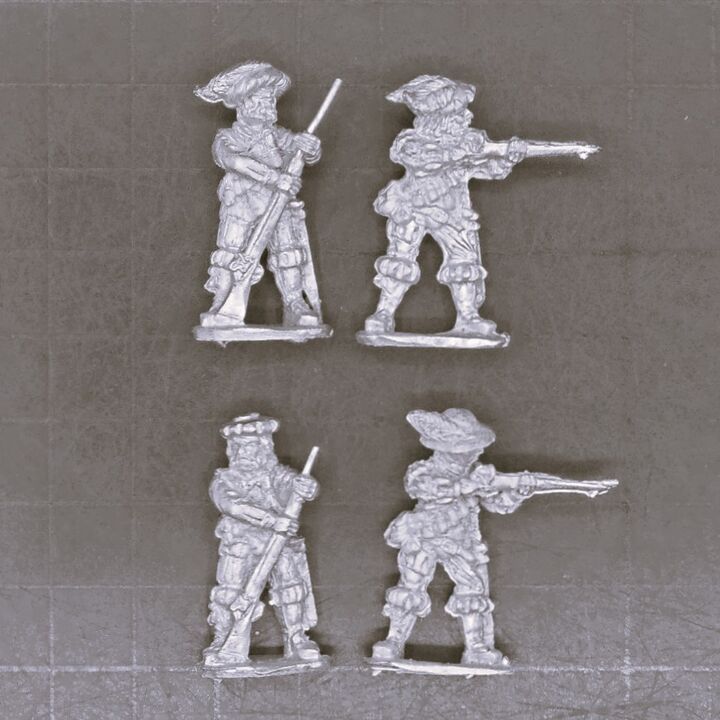 Athena Miniatures, Renaissance: Landsknecht Hand Gunners Athena Miniatures, Renaissance: Landsknecht Hand Gunners