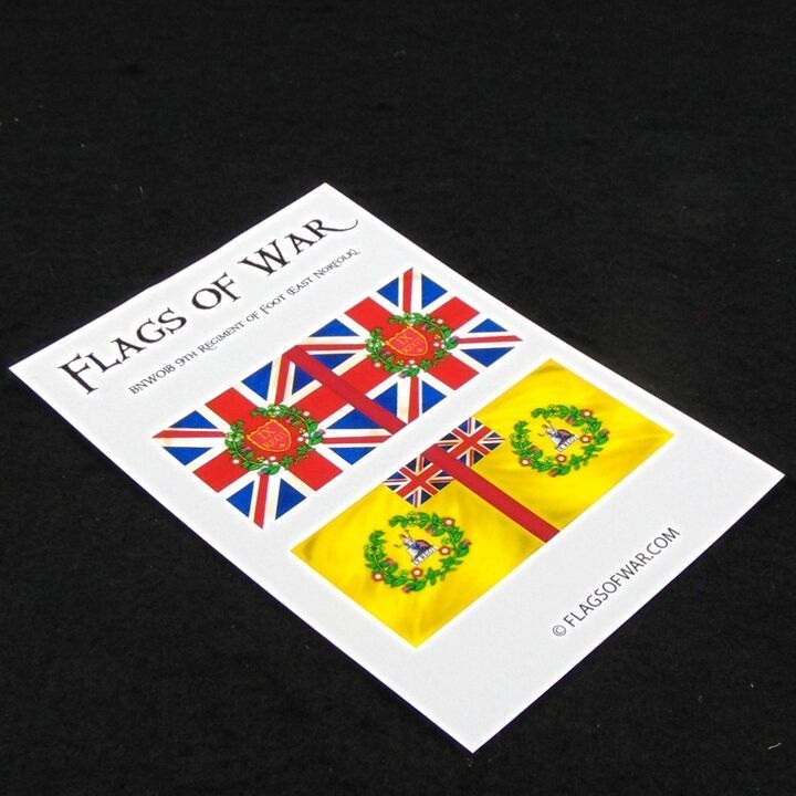 28mm, Flags of War, Napoleonic: British 9th Regiment of Foot 28mm, Flags of War, Napoleonic: British 9th Regiment of Foot