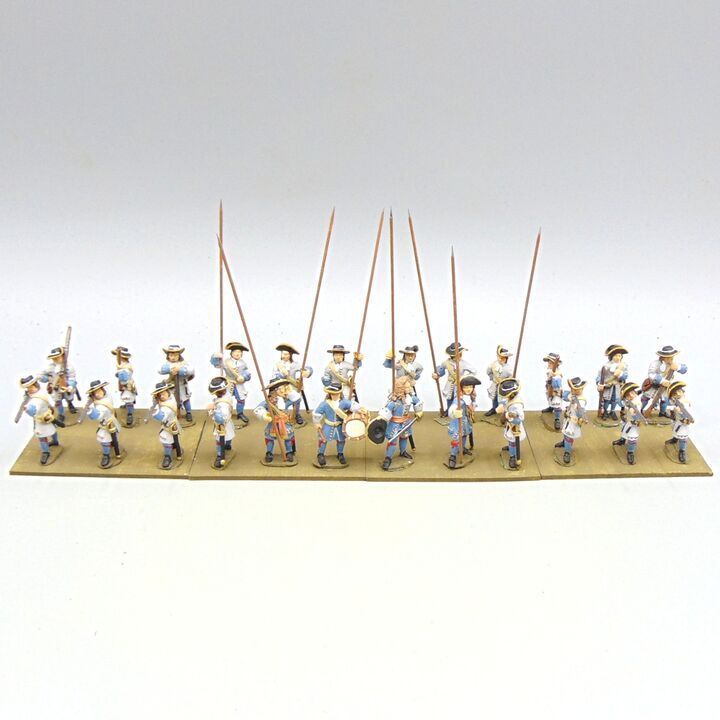 Grade D - Warfare Miniatures - Late C17th - Dutch Infantry Unit Grade D - Warfare Miniatures - Late C17th - Dutch Infantry Unit