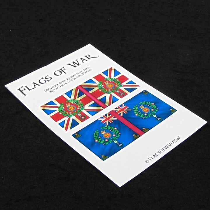 28mm, Flags of War, Napoleonic: British 42nd Regiment of Foot 28mm, Flags of War, Napoleonic: British 42nd Regiment of Foot