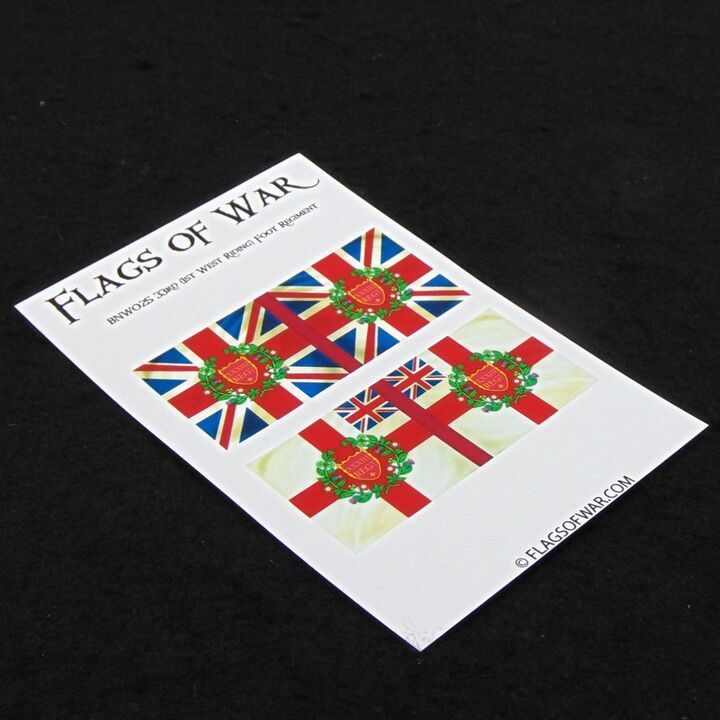 28mm, Flags of War, Napoleonic: British 33rd Regiment of Foot 28mm, Flags of War, Napoleonic: British 33rd Regiment of Foot