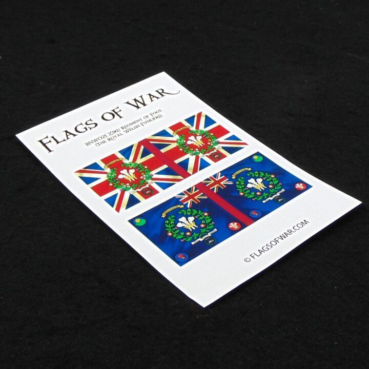 28mm, Flags of War, Napoleonic: British 23rd Regiment of Foot 28mm, Flags of War, Napoleonic: British 23rd Regiment of Foot