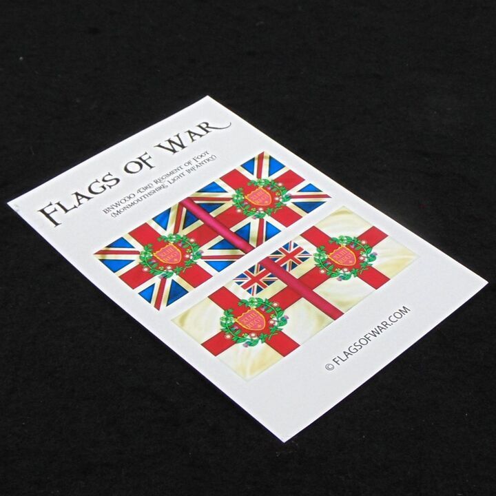 28mm, Flags of War, Napoleonic: British 43rd Regiment of Foot 28mm, Flags of War, Napoleonic: British 43rd Regiment of Foot