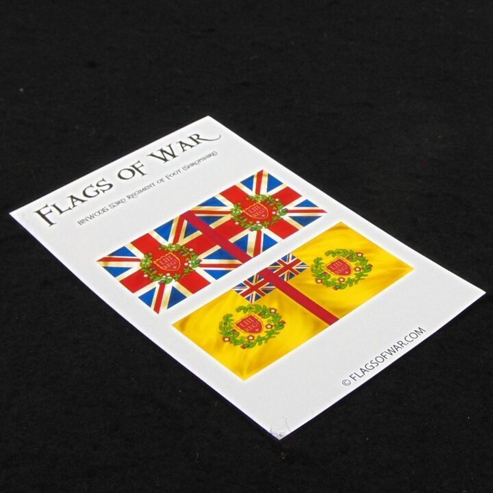 28mm, Flags of War, Napoleonic: British 53rd Regiment of Foot 28mm, Flags of War, Napoleonic: British 53rd Regiment of Foot
