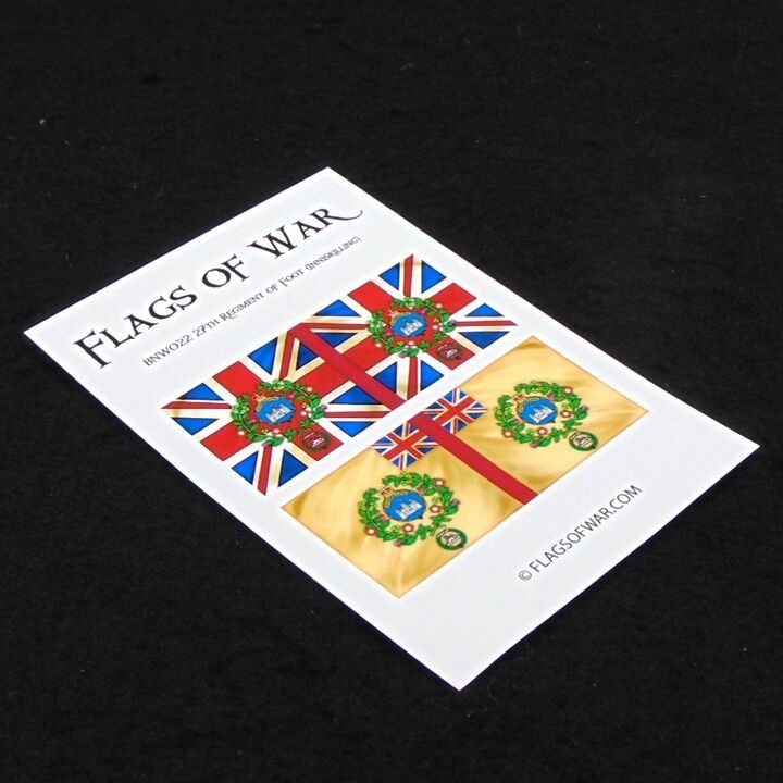 28mm, Flags of War, Napoleonic: British 27th Regiment of Foot 28mm, Flags of War, Napoleonic: British 27th Regiment of Foot