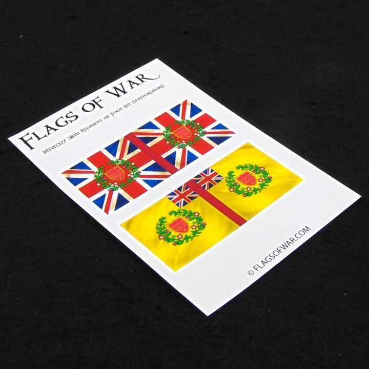 28mm, Flags of War, Napoleonic: British 38th Regiment of Foot 28mm, Flags of War, Napoleonic: British 38th Regiment of Foot