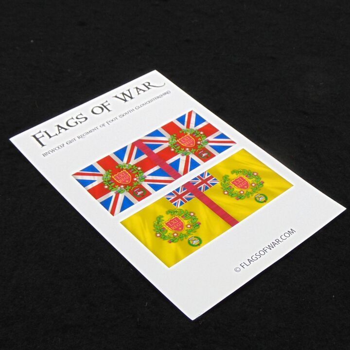 28mm, Flags of War, Napoleonic: British 61st Regiment of Foot 28mm, Flags of War, Napoleonic: British 61st Regiment of Foot