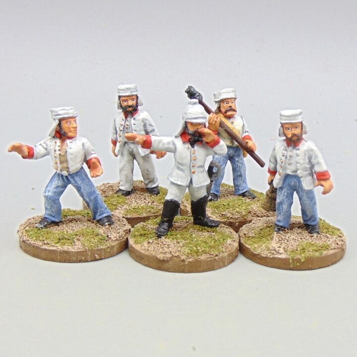 Grade C - Wargames Foundry - Indian Mutiny - EIC Bengal Foot Artillery Crew Grade C - Wargames Foundry - Indian Mutiny - EIC Bengal Foot Artillery Crew