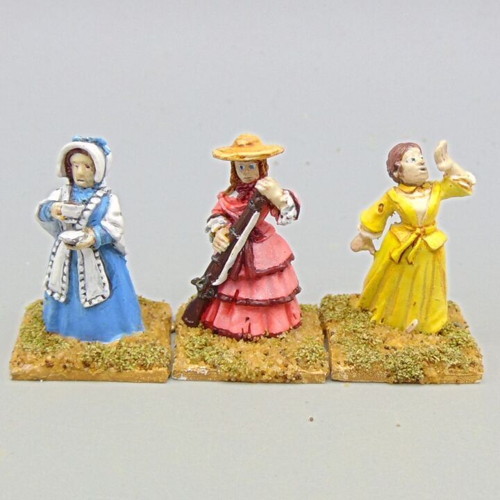 Grade D - Wargames Foundry - Indian Mutiny - British Ladies