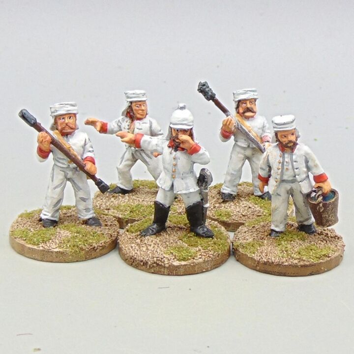 Grade C - Wargames Foundry - Indian Mutiny - EIC Bengal Foot Artillery Crew Grade C - Wargames Foundry - Indian Mutiny - EIC Bengal Foot Artillery Crew