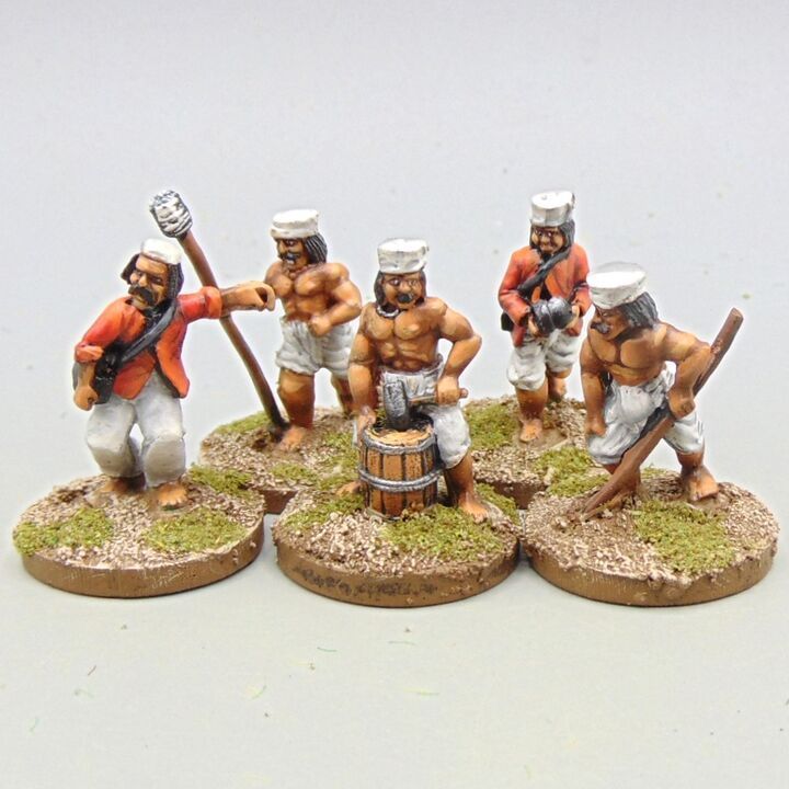 Grade B - Old Glory - Indian Mutiny - Mutineer Artillery Crew Grade B - Old Glory - Indian Mutiny - Mutineer Artillery Crew