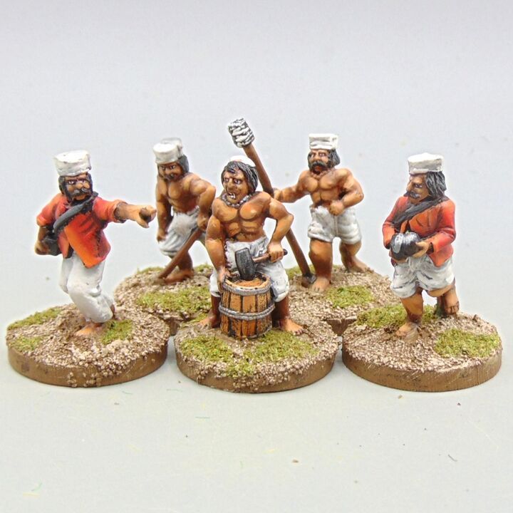 Grade B - Old Glory - Indian Mutiny - Mutineer Artillery Crew Grade B - Old Glory - Indian Mutiny - Mutineer Artillery Crew