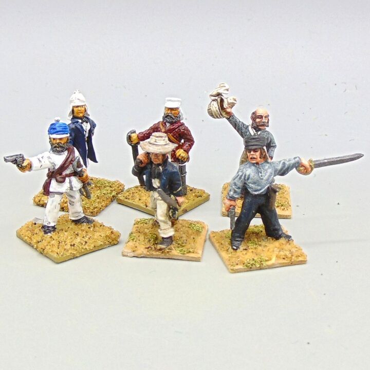 Grade C - Wargames Foundry - Indian Mutiny - British Officers & Characters Grade C - Wargames Foundry - Indian Mutiny - British Officers & Characters
