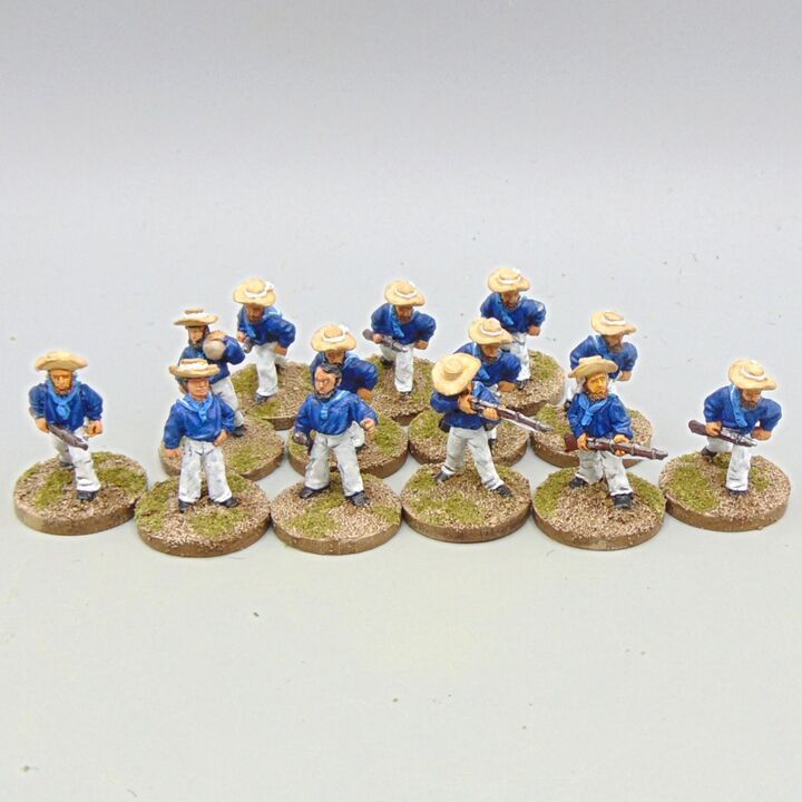 Grade D - Wargames Foundry - Crimean War/Indian Mutiny - British Naval Brigade