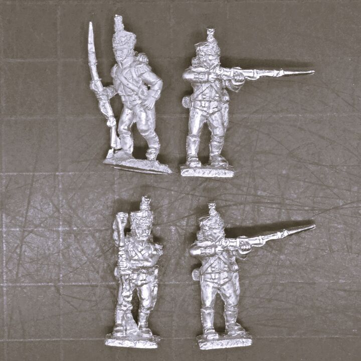 Newline Designs, Napoleonic - French Ligne Voltigeurs, Skirmishing Newline Designs, Napoleonic - French Ligne Voltigeurs, Skirmishing