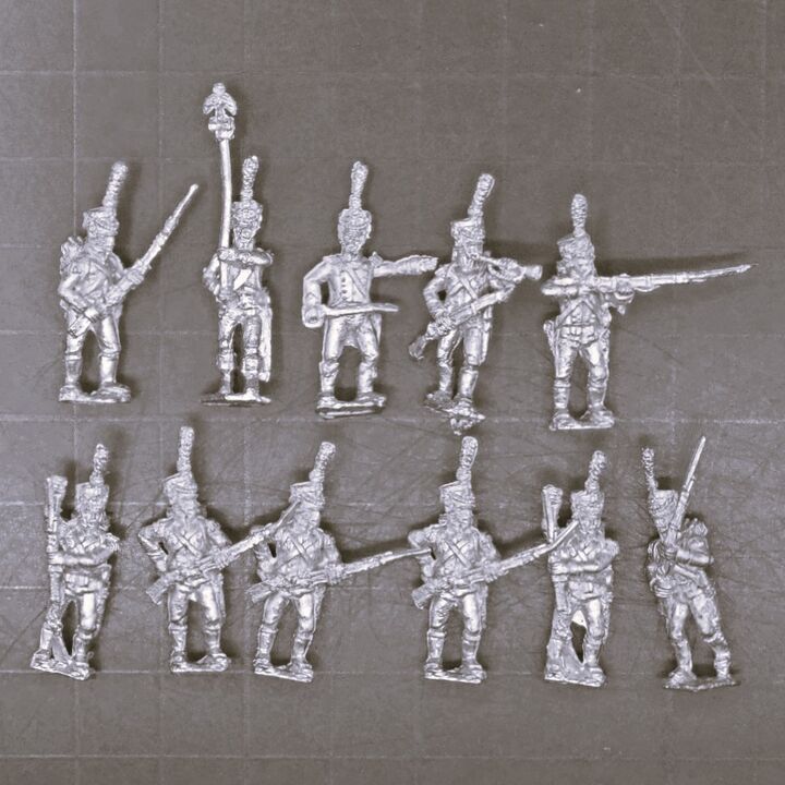 Newline Designs, Napoleonic - French Legere Voltigeurs Skirmishing Newline Designs, Napoleonic - French Legere Voltigeurs Skirmishing
