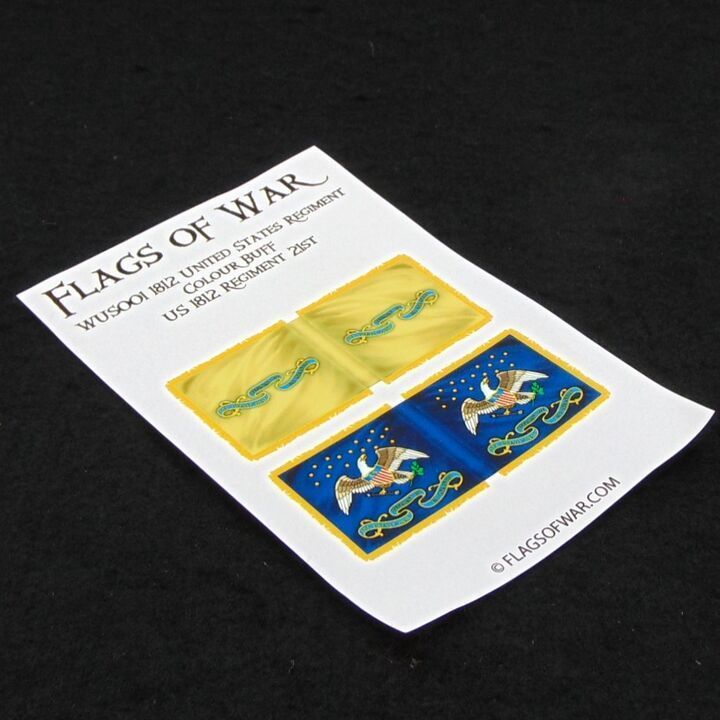 28mm, Flags of War, Napoleonic: US 21st Infantry (1812)