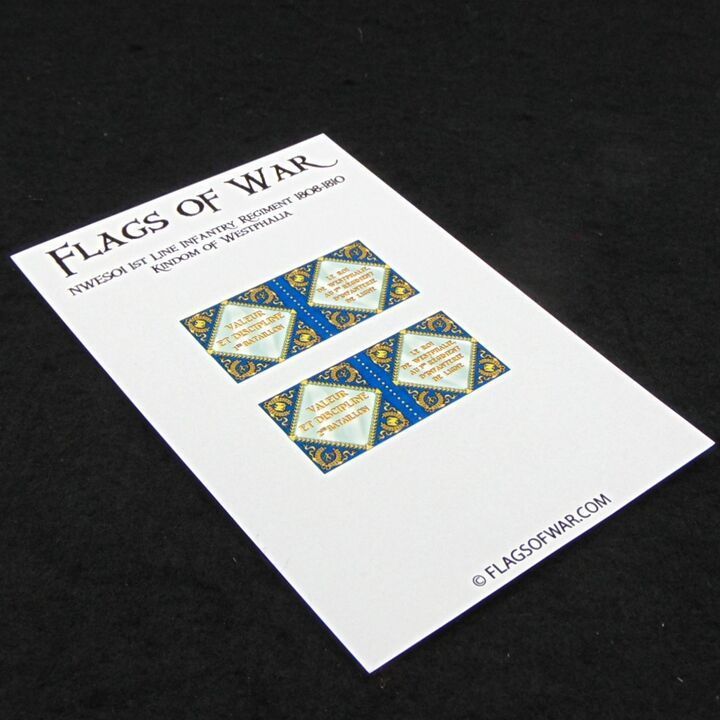 28mm, Flags of War, Napoleonic: Westphalian 1st Line Infantry (1808-1810) 28mm, Flags of War, Napoleonic: Westphalian 1st Line Infantry (1808-1810)