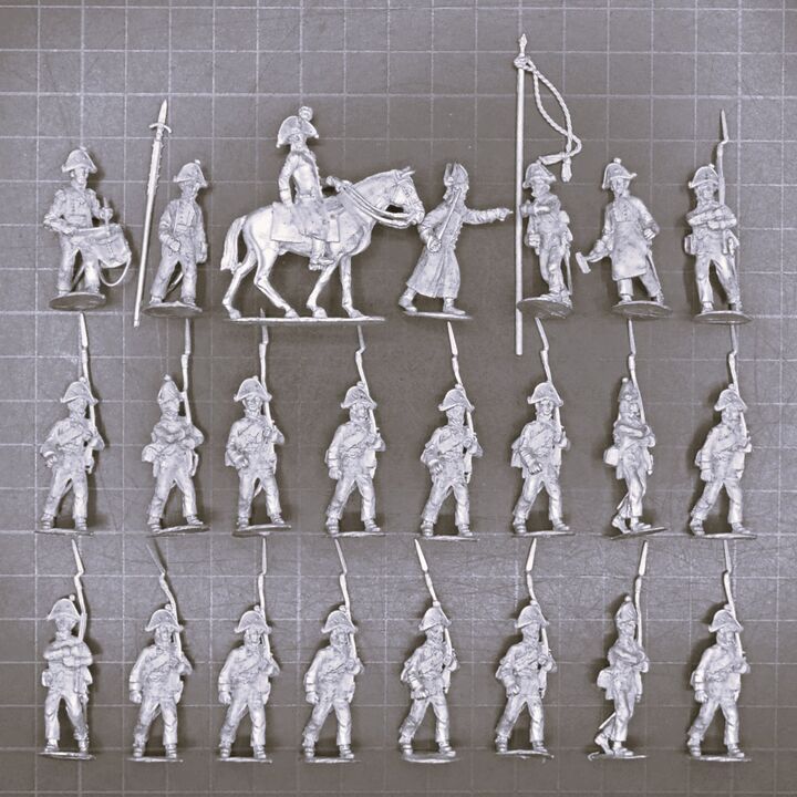 Forgotten Glorious Miniatures, Napoleonic: Early Prussian Infantry Unit - Possibly Out of Production Forgotten Glorious Miniatures, Napoleonic: Early Prussian Infantry Unit - Possibly Out of Production